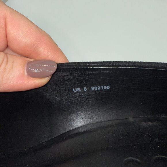 COS Black Suede Block Heel - 39/8-8.5 - Picture 9 of 11